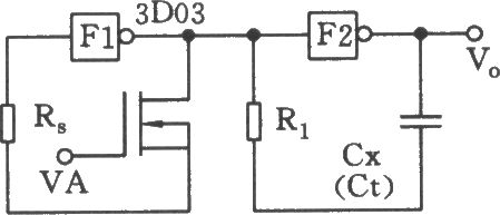 用CMOS与非门构成的压控振荡器