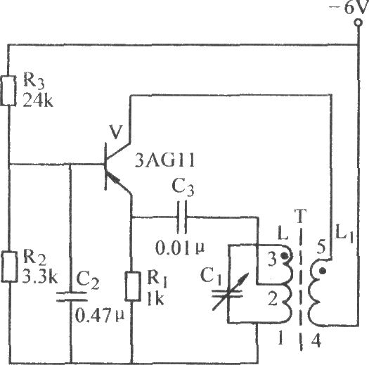 共基极变压器反馈振荡电路