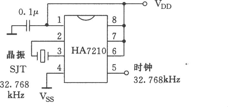 可编程晶体振荡器HA7210的应用电路