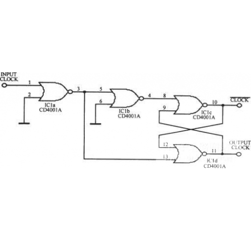 时钟脉冲边沿整形电路