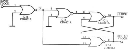 时钟脉冲边沿整形电路