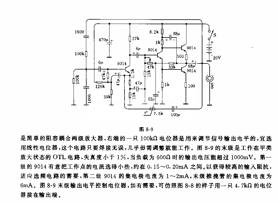 两种适合自制的文氏桥低频信号发生器电路