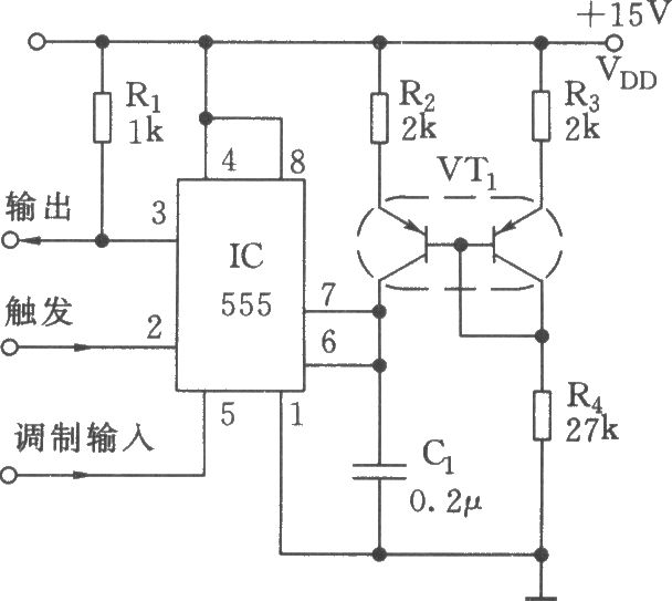 线性脉宽调制器电路(555)