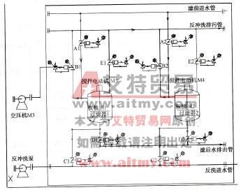 图13-1 污水处理工艺流程图1