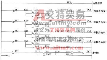 图13-3提升池泵控制电路