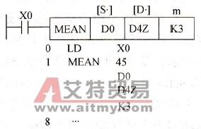 取平均值指令示例
