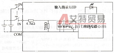 直流输入单元1.04~1.11位内部电路