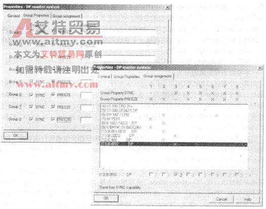 组态SYNC和FREEZE组