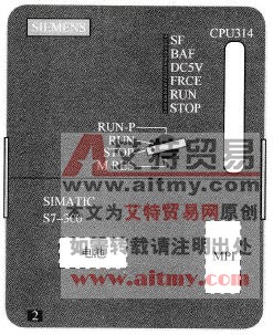 S7-300CPU模块L的LED指示灯