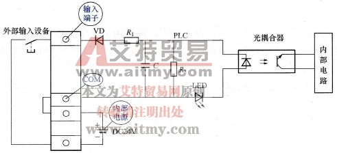 直流输入模块原理图