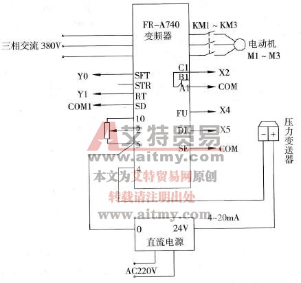 变频器控制回路图