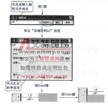 上升沿微分接点的输入流程
