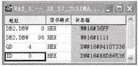 CPU 315的变量表