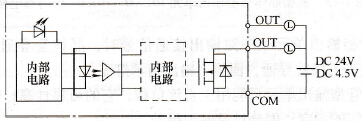 漏型晶体管型输出单元100.00~ 100. 07位内部电路