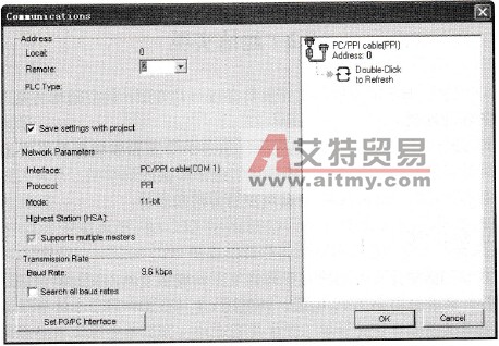 通信设置状态