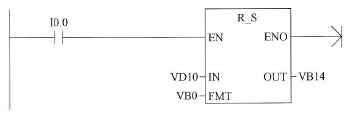 实数转字符串指令使用举例