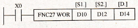 或指令WOR的应用