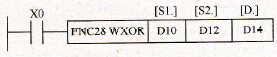 异或指令WXOR的应用