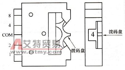 PLC与拨码开关的连接