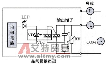 交流输出模块电路原理图