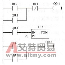 异步电动机定子串电阻起动梯形图（完成前）