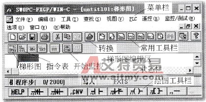 FXGP梯形图编辑界面