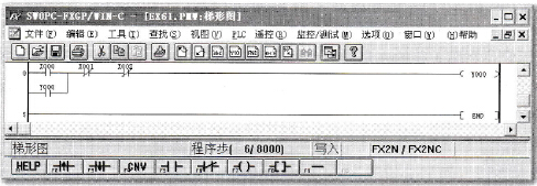  转换好的梯形图