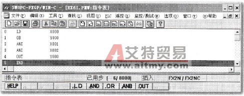  转换好的指令表