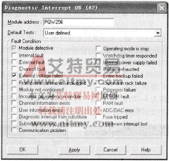模拟AO模块的故障