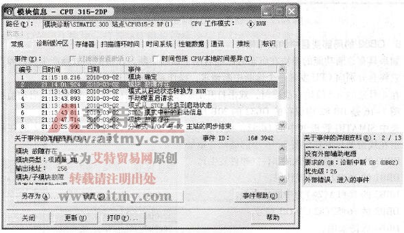 诊断缓冲区
