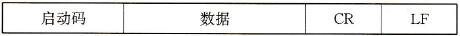 有启动码(00～FF)和结束码(CR和LF)