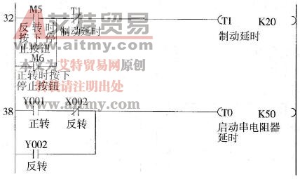 启动和制动延时程序
