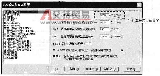修改系统寄存器实现调节计数器范围的方法