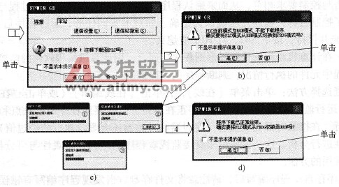 程序传送的操作示意图