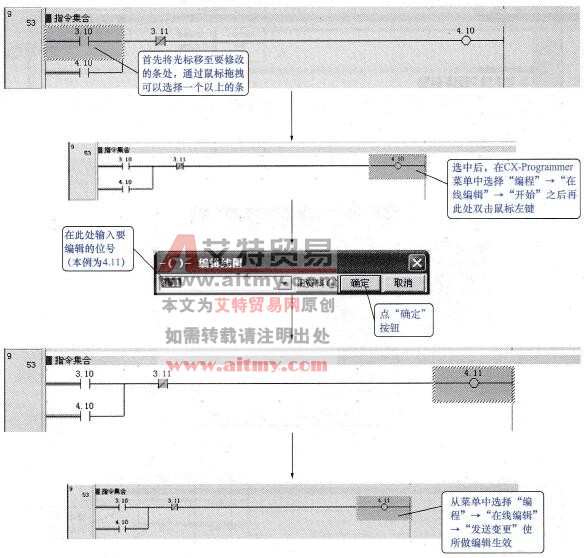 在线编辑的操作流程
