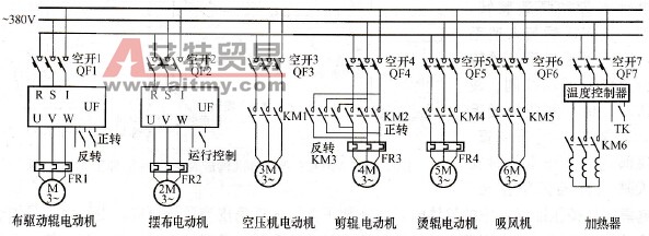 MB322型烫剪机主电路