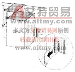 图2-3 S7-300 PLC的总线安装结构图