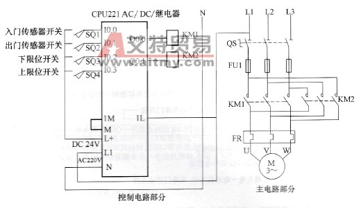 车库自动门控制电路