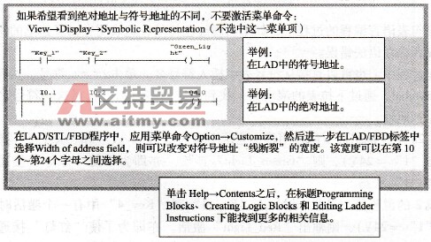 梯形图逻辑语言编程中的绝对地址和符号地址