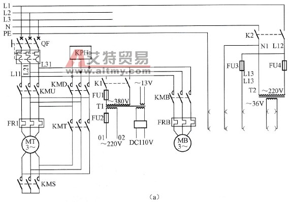 电扶梯控制电路a