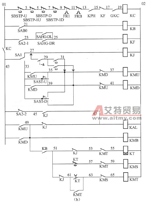 电扶梯控制电路b