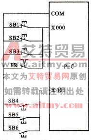 并联连接输入接线方式