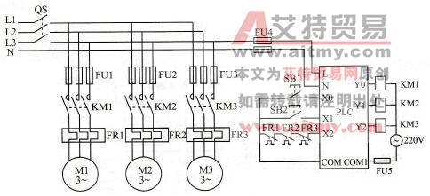 电动机顺序控制接线图