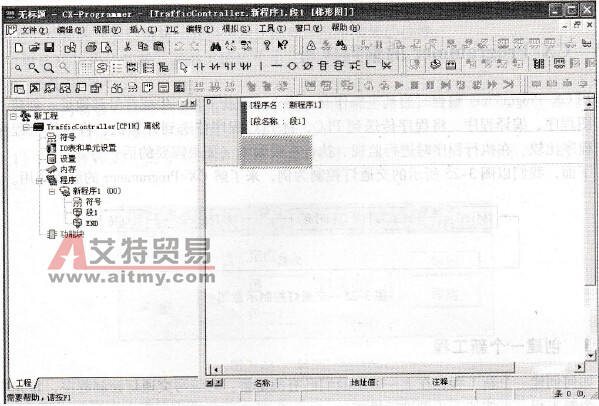 CX- Programmer主窗口