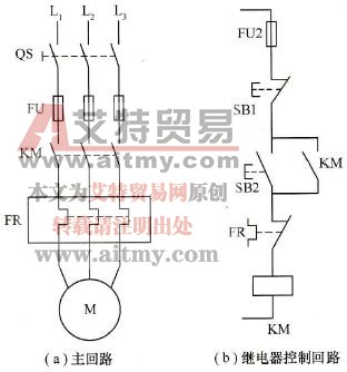 三相异步电动机启动停止电路