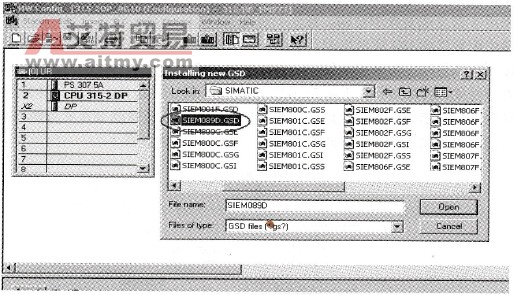 选SIEM089D．GSD文件
