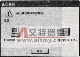 正在通信中
