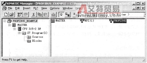 SIMATIC管理器