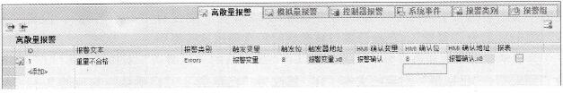 组态离散量报警的HMI确认变量