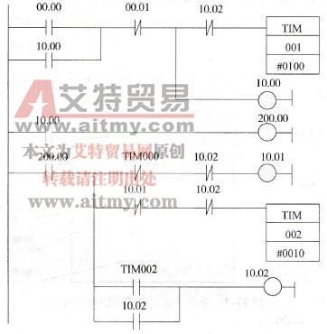 降压启动控制梯形图